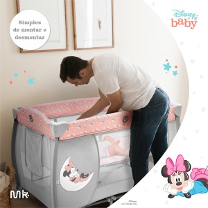 Bb443 - Berço Desmontável 0-15 Kg Minnie Milky Way - Bb443-BB443-94730