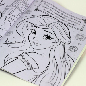 Livro Infantil Colorir Lapis Arco Iris Princesas-117202-41577