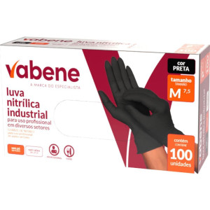 Luva Nitrilica M Preta-120488-79736