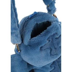 Mochila Stitch Ombro/costa Em Pelucia-115314-12084
