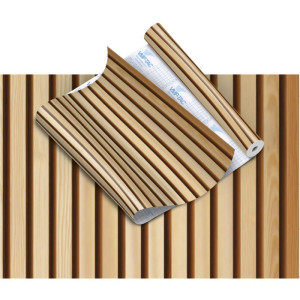 Plastico Adesivo 45cmx10m Madeira Ripado Caramelo-120478-91989