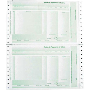 Formulario Continuo Impresso Recibo Pagto Lab02 2vias Vd