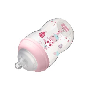 Bb1027 - Mamadeira First Moments Rosa Algodão Doce 270ml Fisher Price-BB1027-41997