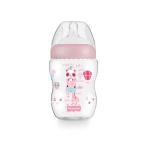 Bb1027 - Mamadeira First Moments Rosa Algodão Doce 270ml Fisher Price-BB1027-70315