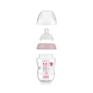 Bb1027 - Mamadeira First Moments Rosa Algodão Doce 270ml Fisher Price-BB1027-93437