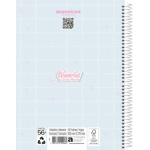 Caderno 01x1 Capa Dura Larissa Manoela Wanderlust 80f-120709-75004