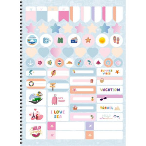 Caderno 01x1 Capa Dura Larissa Manoela Wanderlust 80f-120709-87657