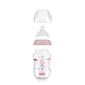 Bb1028 - Mamadeira First Moments Rosa Algodão Doce 330ml Fisher Price-BB1028-45837