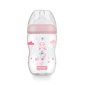 Bb1028 - Mamadeira First Moments Rosa Algodão Doce 330ml Fisher Price-BB1028-87165