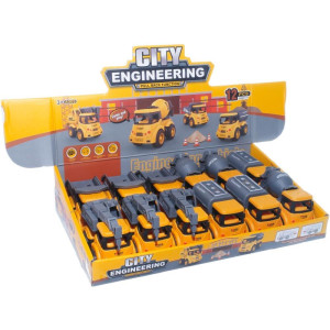 Carrinho Veiculos De Obras 4 Mod. 11cm-115892-72458