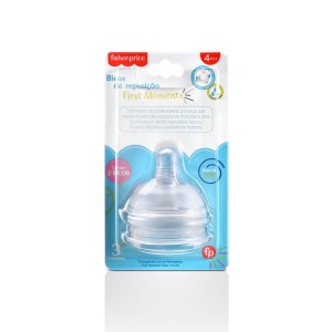 Bb1043 - Bicos De Reposição First Moments Tam 2 Fisher Price-BB1043-42344