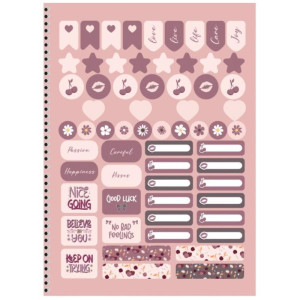 Caderno 01x1 Capa Dura Larissa Manoela Doce Romance-120717-56942