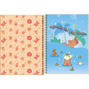Caderno 10x1 Capa Dura Capyclub 160fls-120861-57803