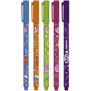 Caneta Gel Fini 0.6mm 5 Cores-114629-14970