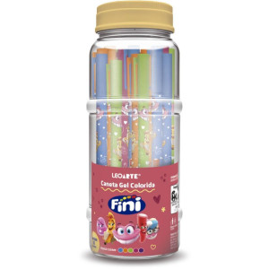 Caneta Gel Fini 0.6mm 5 Cores