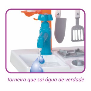 Cozinha Completa Azul C/ água Lançamento 2023-8066-51825