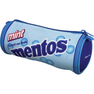 Estojo Simples Mentos Mint Rendondo Azul
