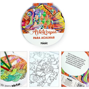 Livro De Colorir Arte Terapia Para Acalmar 24pg-120871-85327