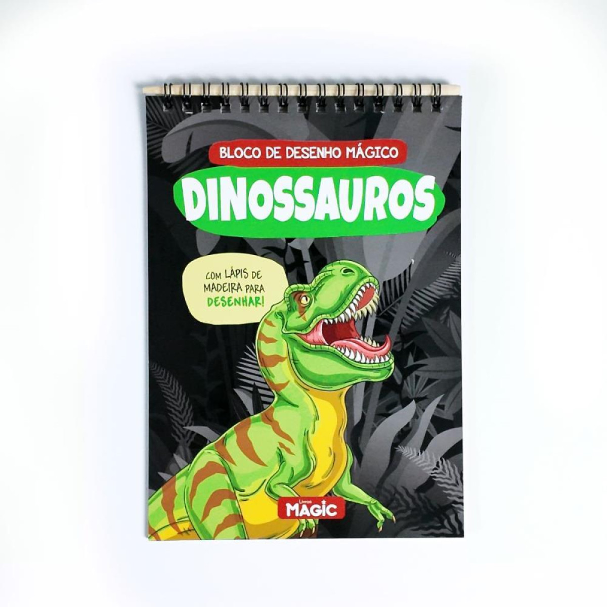 Livro De Colorir Bloco Magico Dinossauros 8pgs-120868-80418