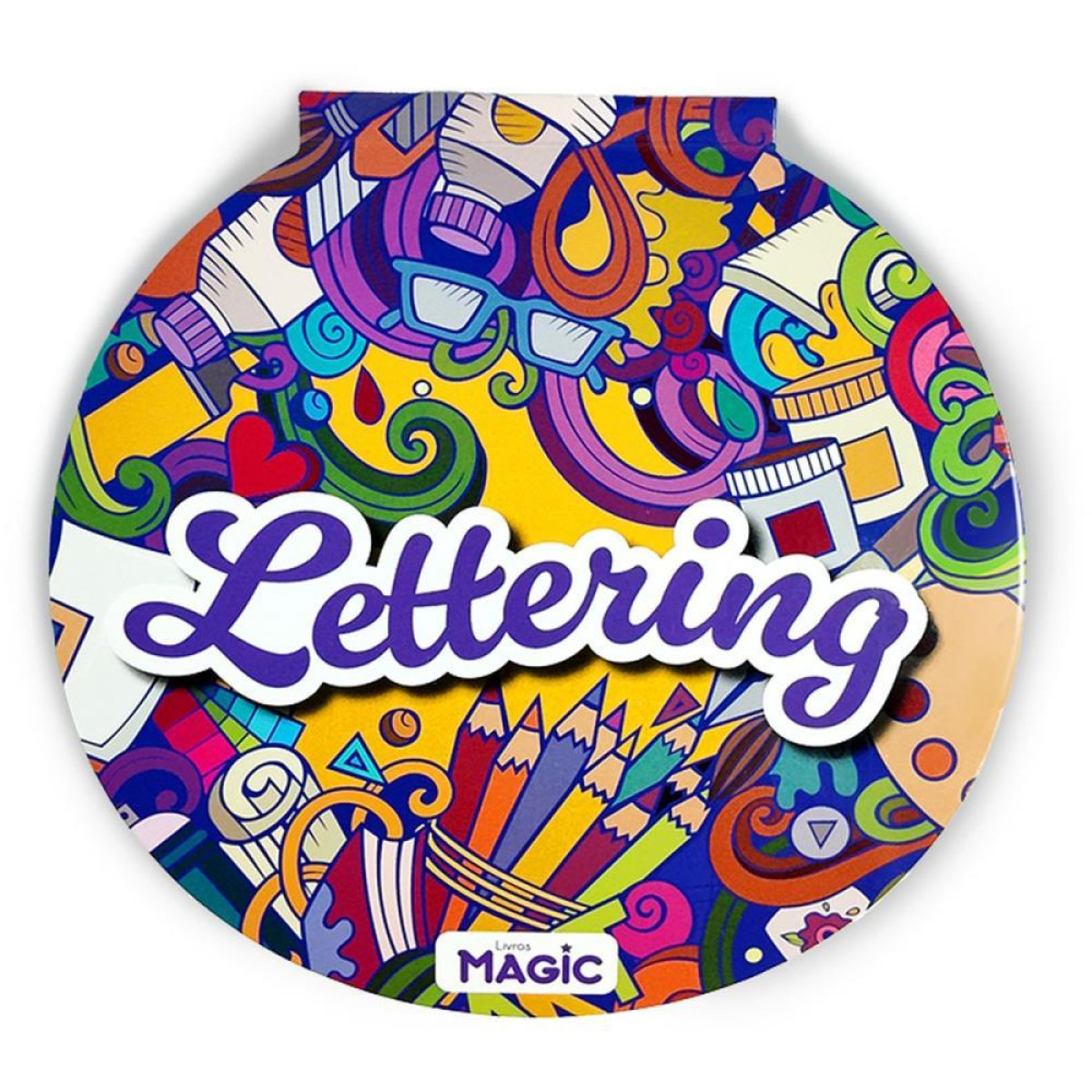 Livro De Colorir Lettering 24pgs 17,5cm-120872-50700