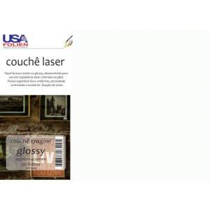 Papel A3 Couche Laser Glossy 297x420mm 170g.-120099-99355