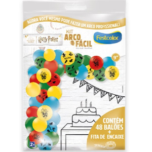 Kit Arco Facil De Baloes Harry Potter