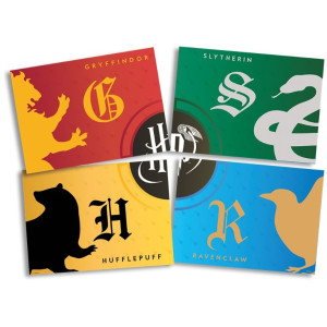 Painel 4 Laminas Harry Potter