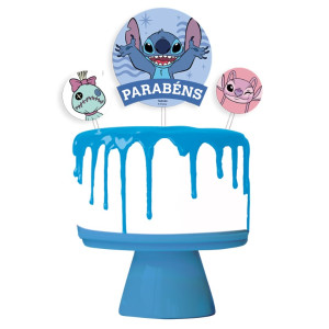 Kit Topo De Bolo Stitch