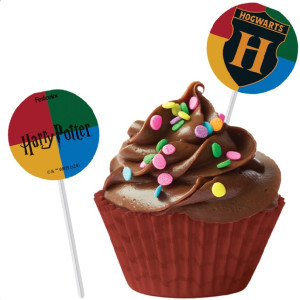 Bandeirinha Para Docinhos Harry Potter