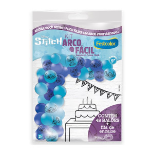 Kit Arco Facil De Baloes Stitch