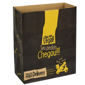Saco De Papel G 33x26x17 Delivery Amarel Food Service