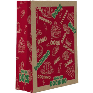 Saco De Papel G 33x26x17 Amo Doce Food Service