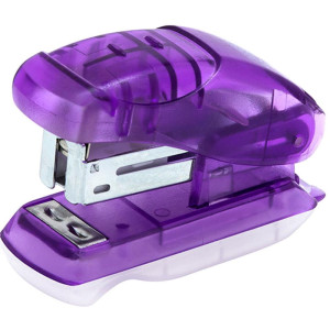 Grampeador Mini P/10fls 6cm Plast. Az/vm/am/vd-114612-27651