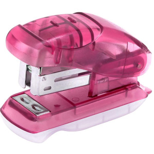 Grampeador Mini P/10fls 6cm Plast. Az/vm/am/vd-114612-29376