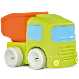 Caminhão De Brinquedo Em Vinil 12cm Com 4 Peças Para Montar