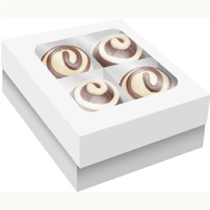 Cx. 4 Bombons Branca Lisa 01x06