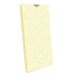 *cx. Barra De Chocolate Delicada Amarelo 01x10