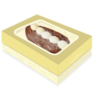 *cx. Ovo 3 Em 1 Tampa Com Visor M Delicada Amarelo 01x06