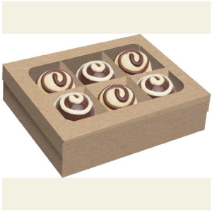 Cx. 6 Bombons Kraft Liso 01x06