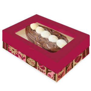 *cx. Ovo 3 Em 1 Tampa Com Visor M Pascoa Cherry 01x06