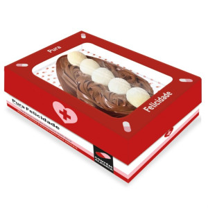 Cx. Ovo 3 Em 1 Tampa Com Visor M Sos Chocolate 01x06