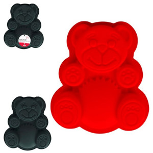 Forma De Silicone Em Formato De Urso 17 X 15 Cm