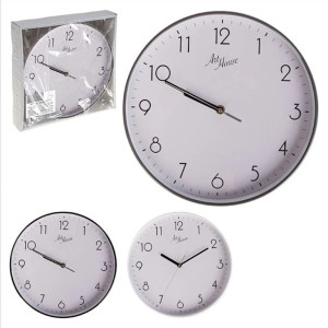 Relogio De Parede 30m Slim Cx:008