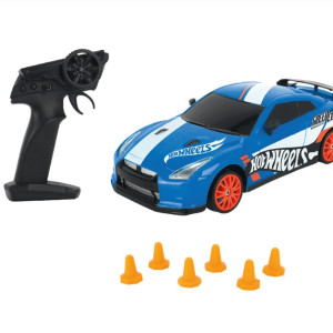 Carrinho R/c 1:24 Hot Wheels Drift X - Azul E Laranja-BR2448-475-12384