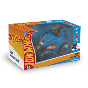 Carrinho R/c Hot Wheels Stunt - 4 Canais Azul Com Luz E Som
