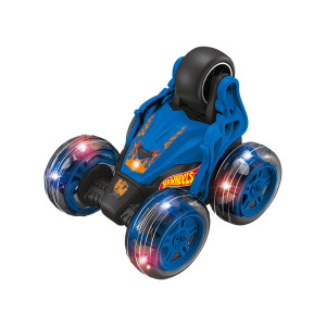 Rc Hot Wheels - Stunt - 4 Canais - Azul - Luz E Som-BR2476-668-14060