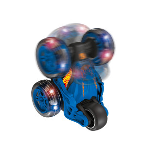 Rc Hot Wheels - Stunt - 4 Canais - Azul - Luz E Som-BR2476-668-54443