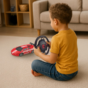 1:24 Rc Hot Wheels - 4 Canais - Vermelho-BR2471-272-27807