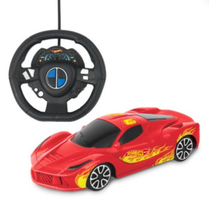 1:24 Rc Hot Wheels - 2 Canais - Vermelho-BR2470-338-53954