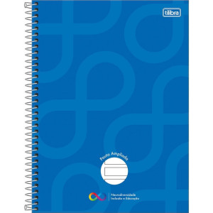 Caderno 01x1 Capa Dura Neuro 80fls. Pauta Ampliada-120937-92815